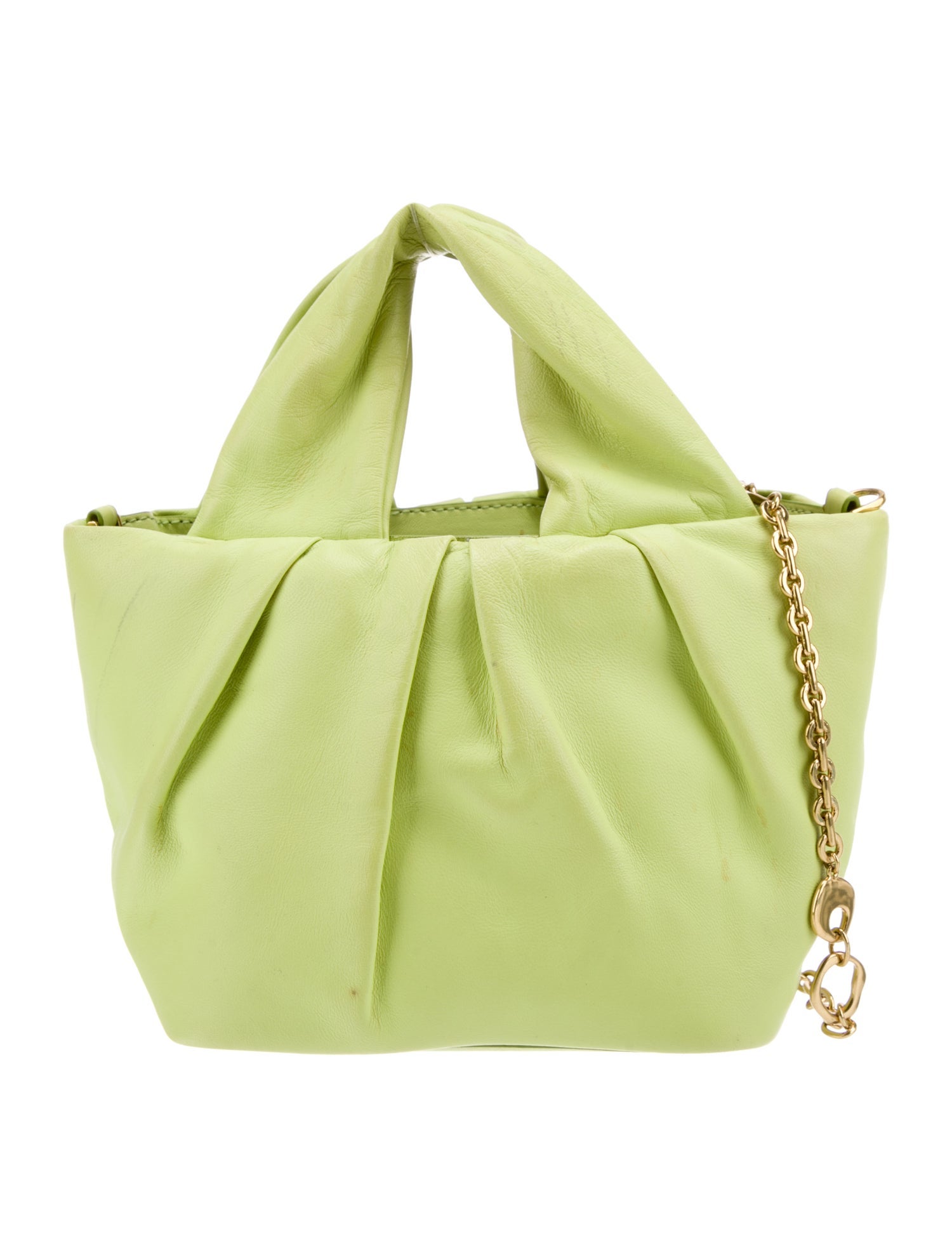 Staud Leather Top Handle Bag