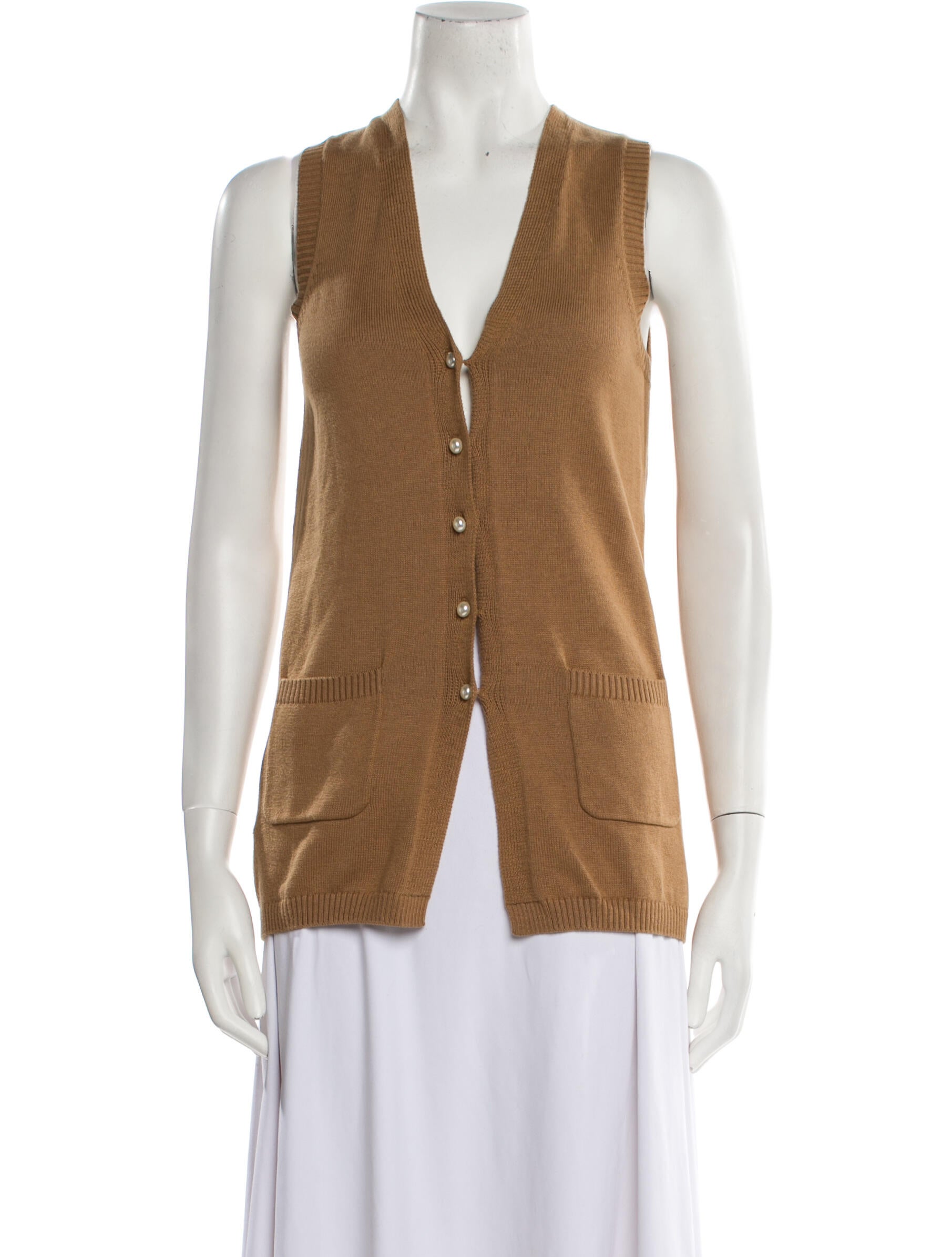 Staud V-Neck Sleeveless Top