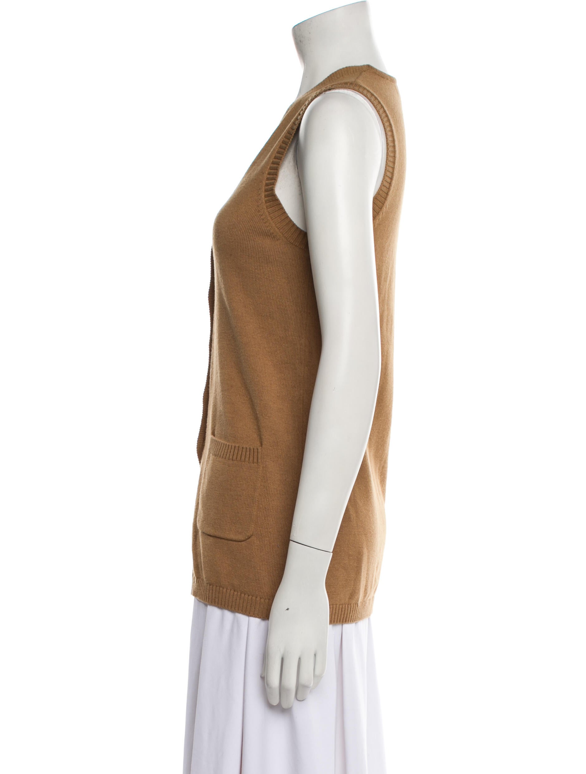 Staud V-Neck Sleeveless Top