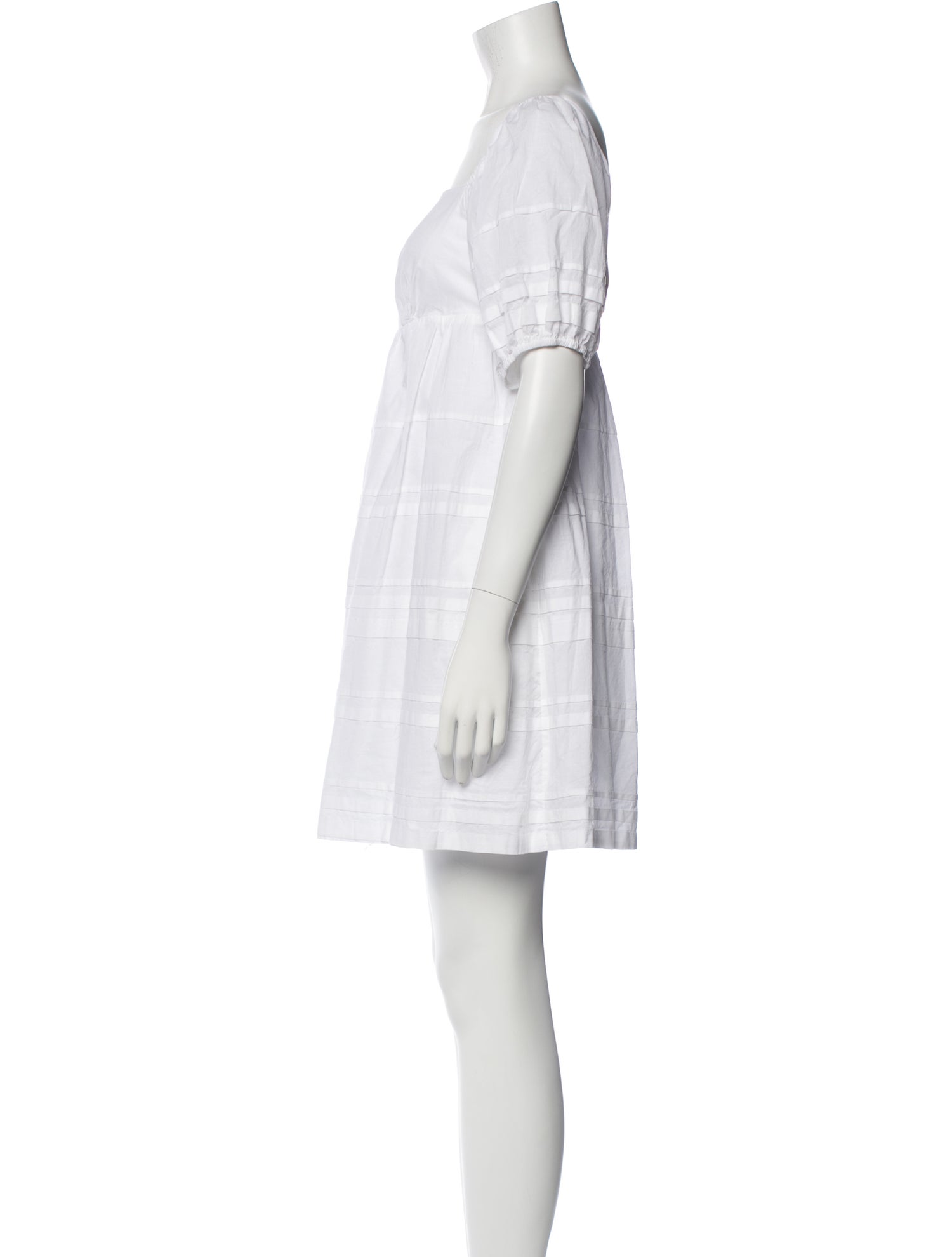 Staud Square Neckline Mini Dress