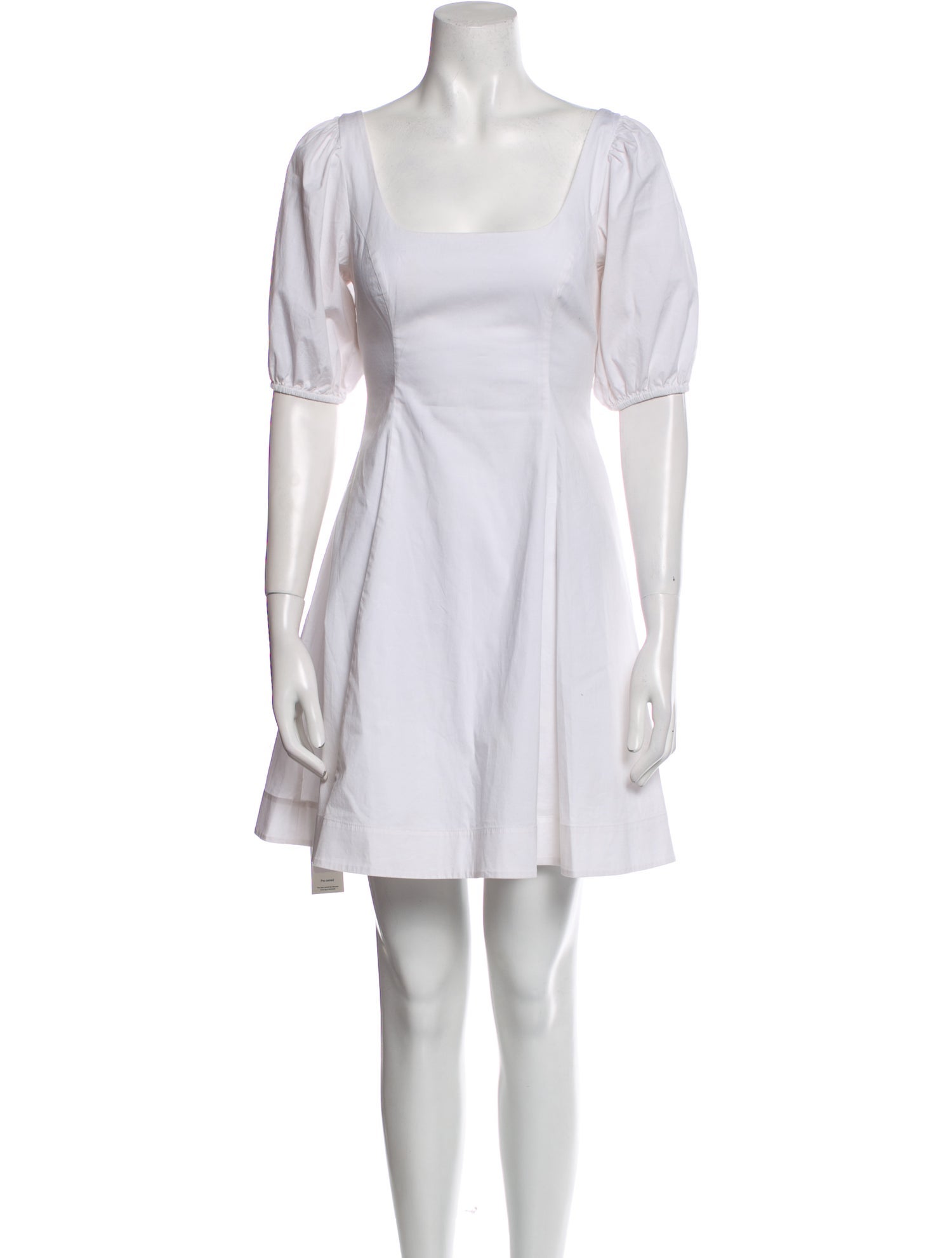 Staud Square Neckline Mini Dress