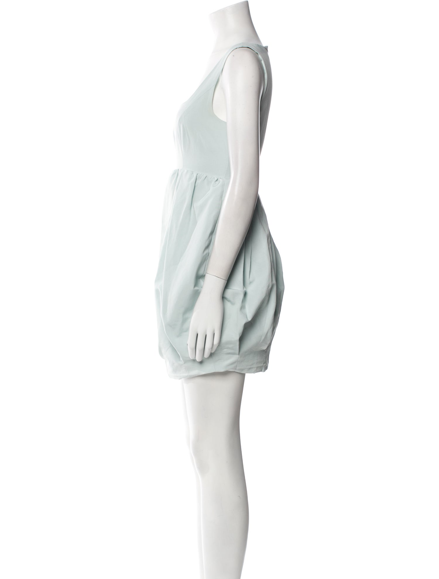 Staud Square Neckline Mini Dress