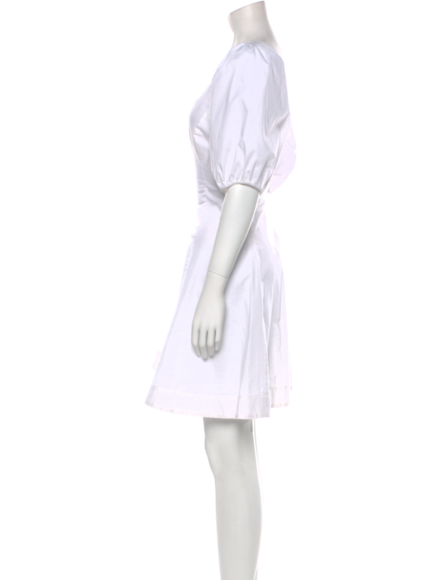 Staud Square Neckline Mini Dress