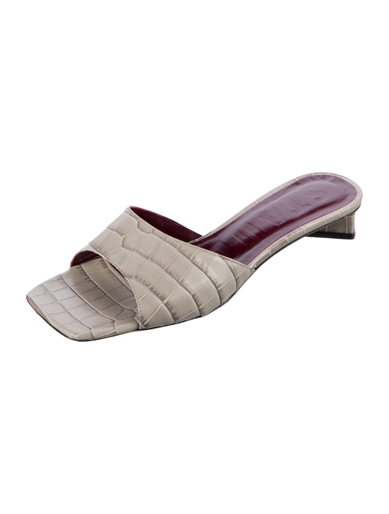 Staud Leather Slides
