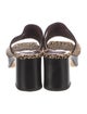 Staud Ponyhair Animal Print Slides
