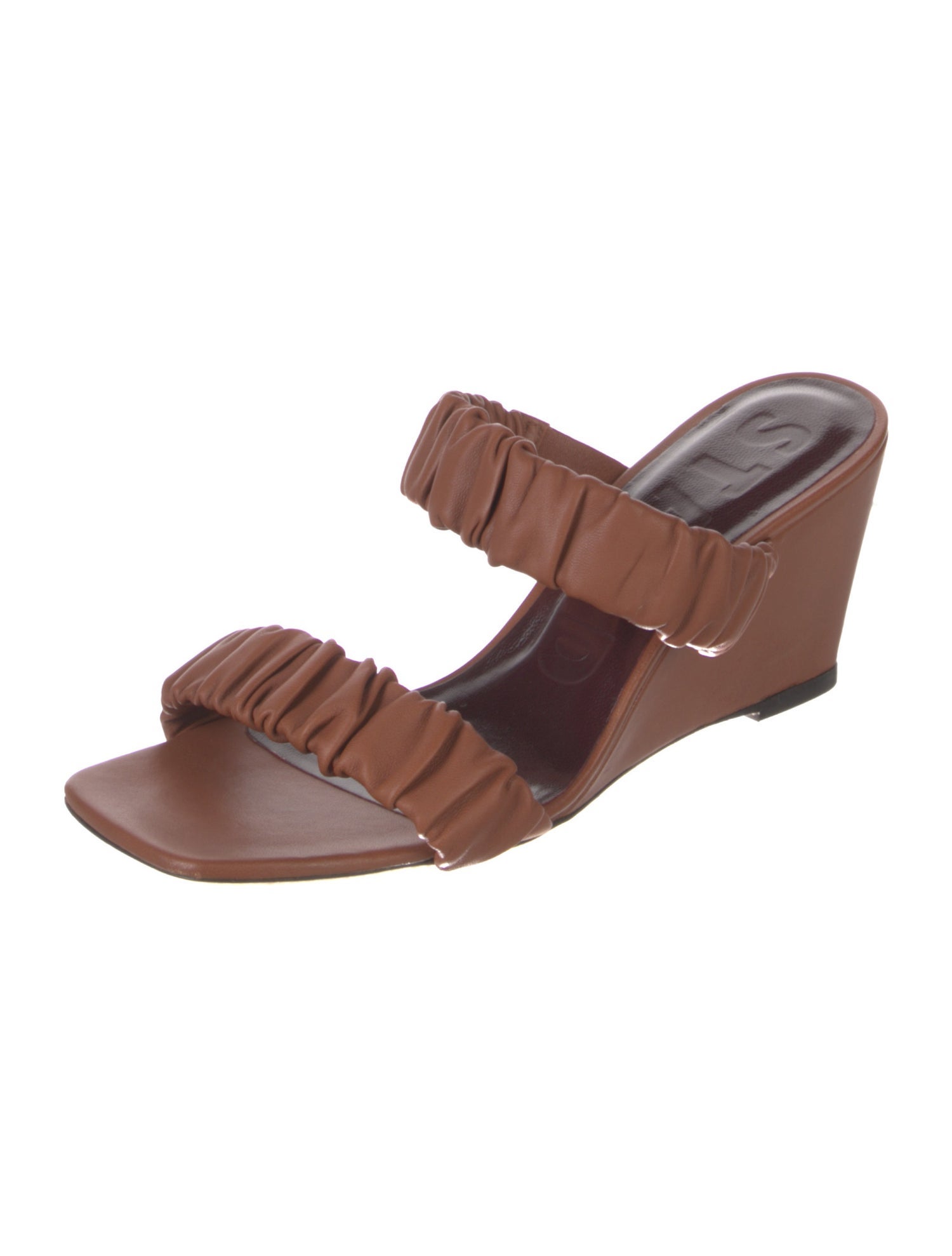 Staud Leather Slides
