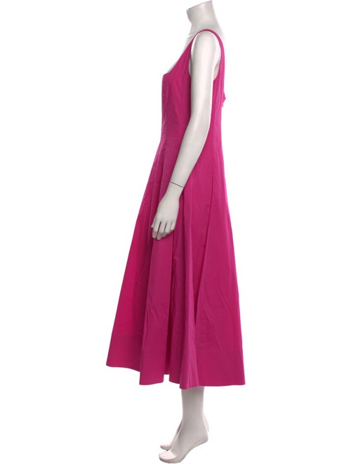 Staud Square Neckline Long Dress