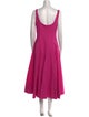 Staud Square Neckline Long Dress