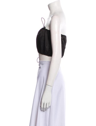 Staud Strapless Crop Top