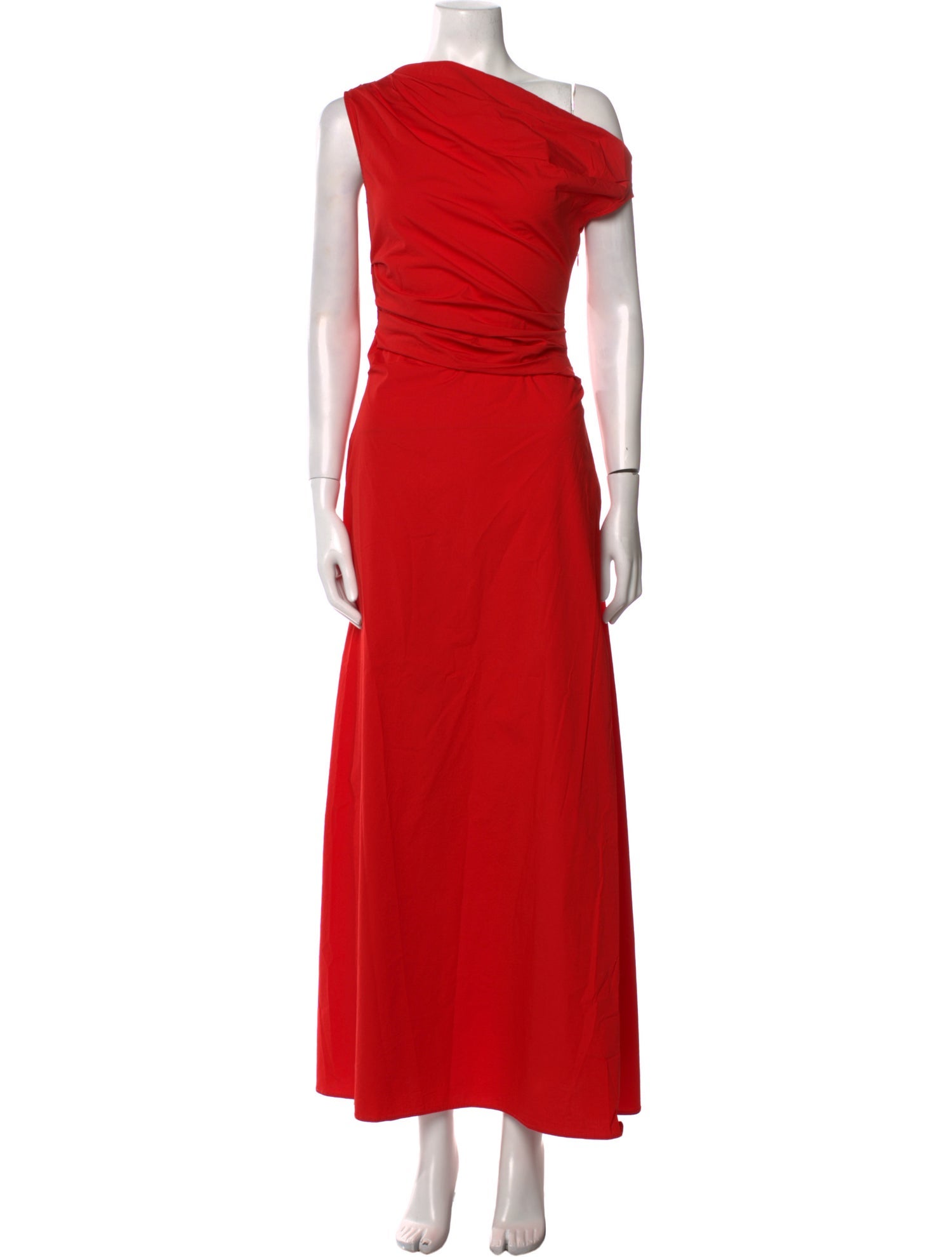 Staud Asymmetrical Long Dress