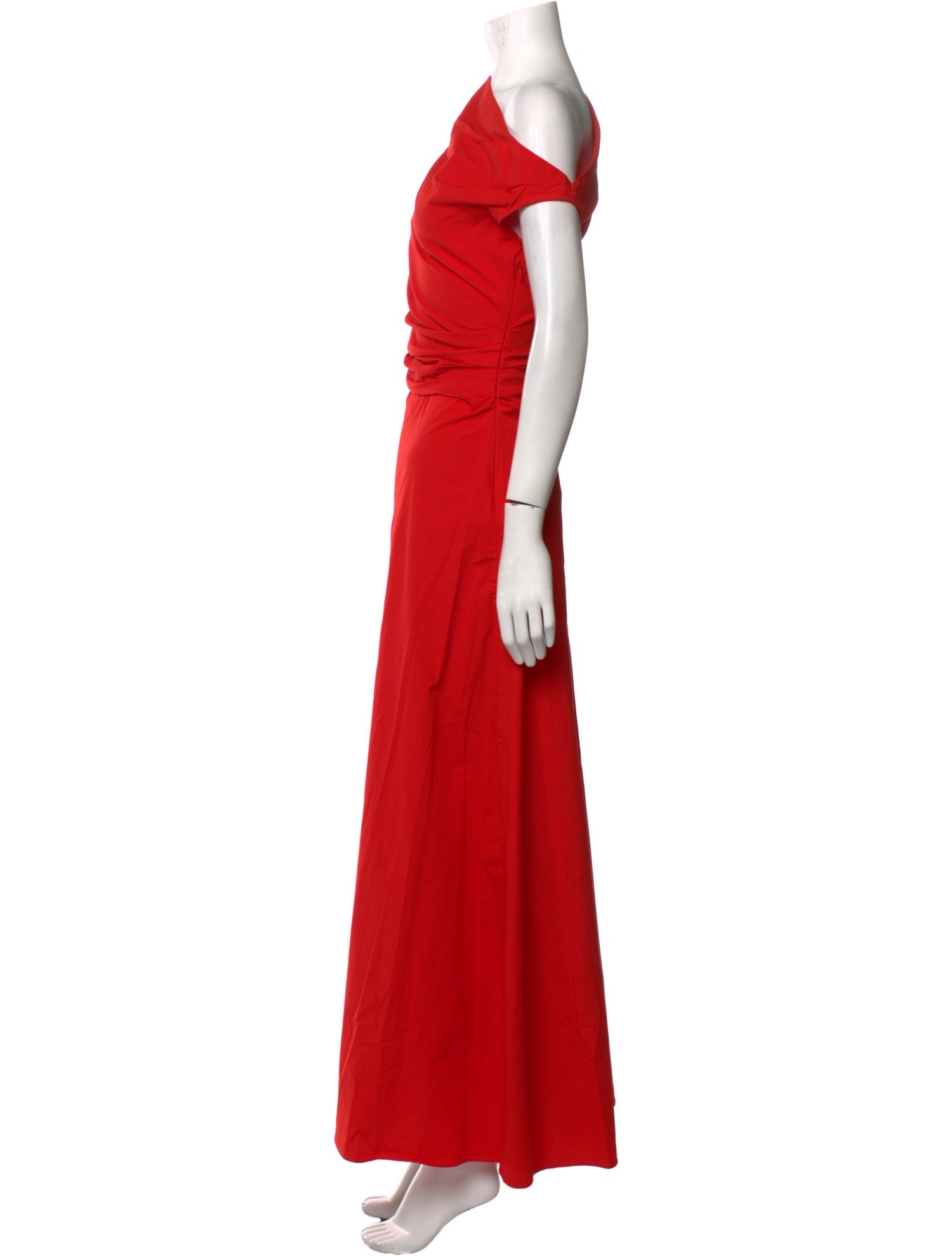 Staud Asymmetrical Long Dress