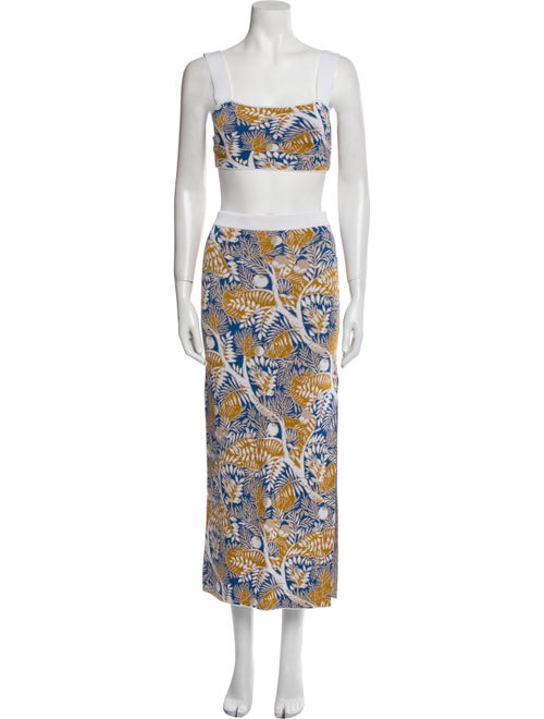 Staud Nylon Midi Length Skirt