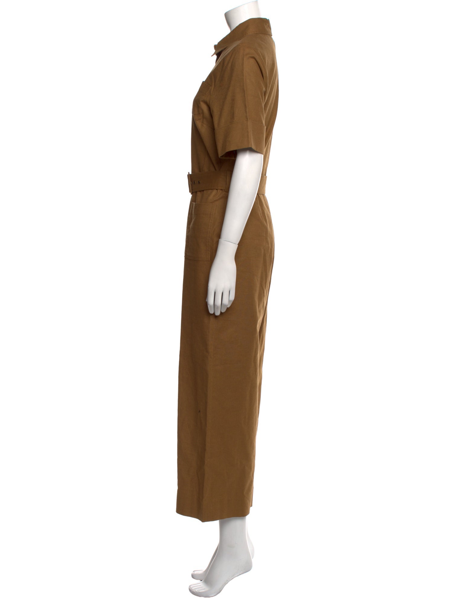 Staud Linen Jumpsuit