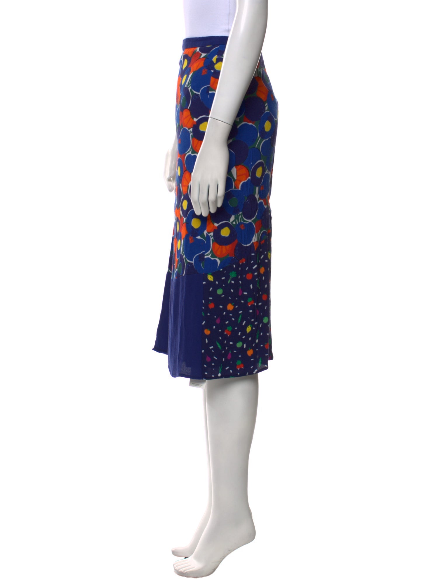 Staud Printed Knee-Length Skirt