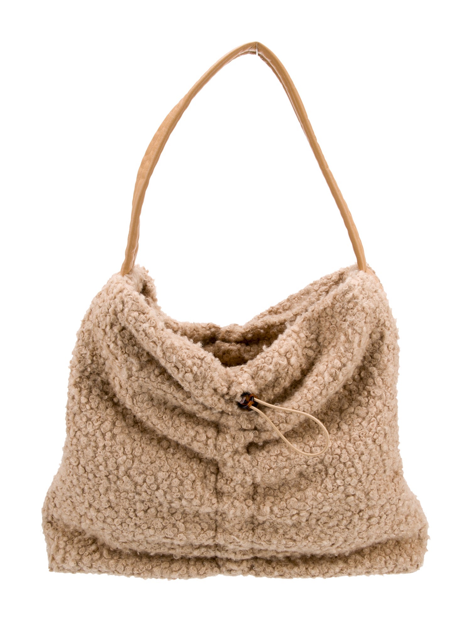 Staud Faux Fur Bucket Bag