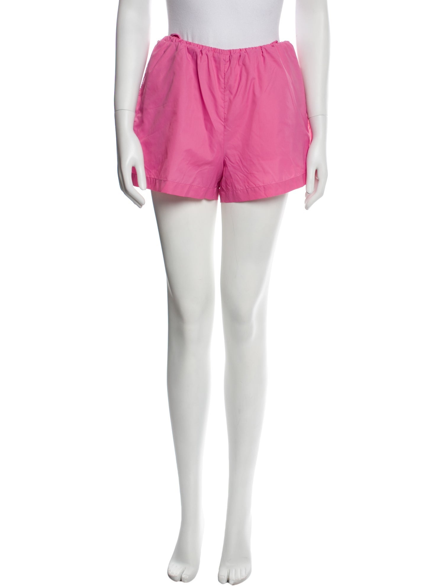 Staud Nylon Mini Shorts