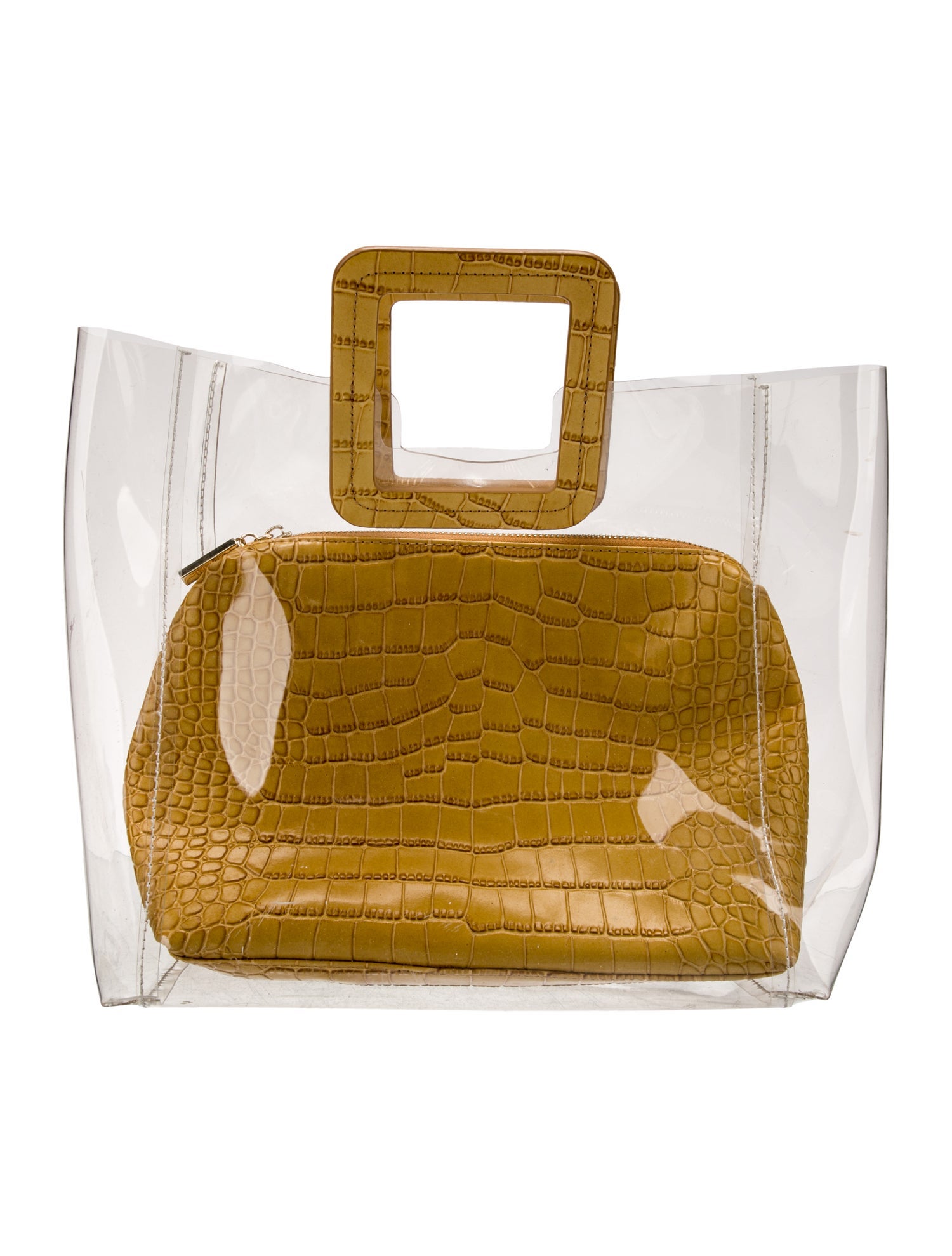 Staud PVC Top Handle Bag