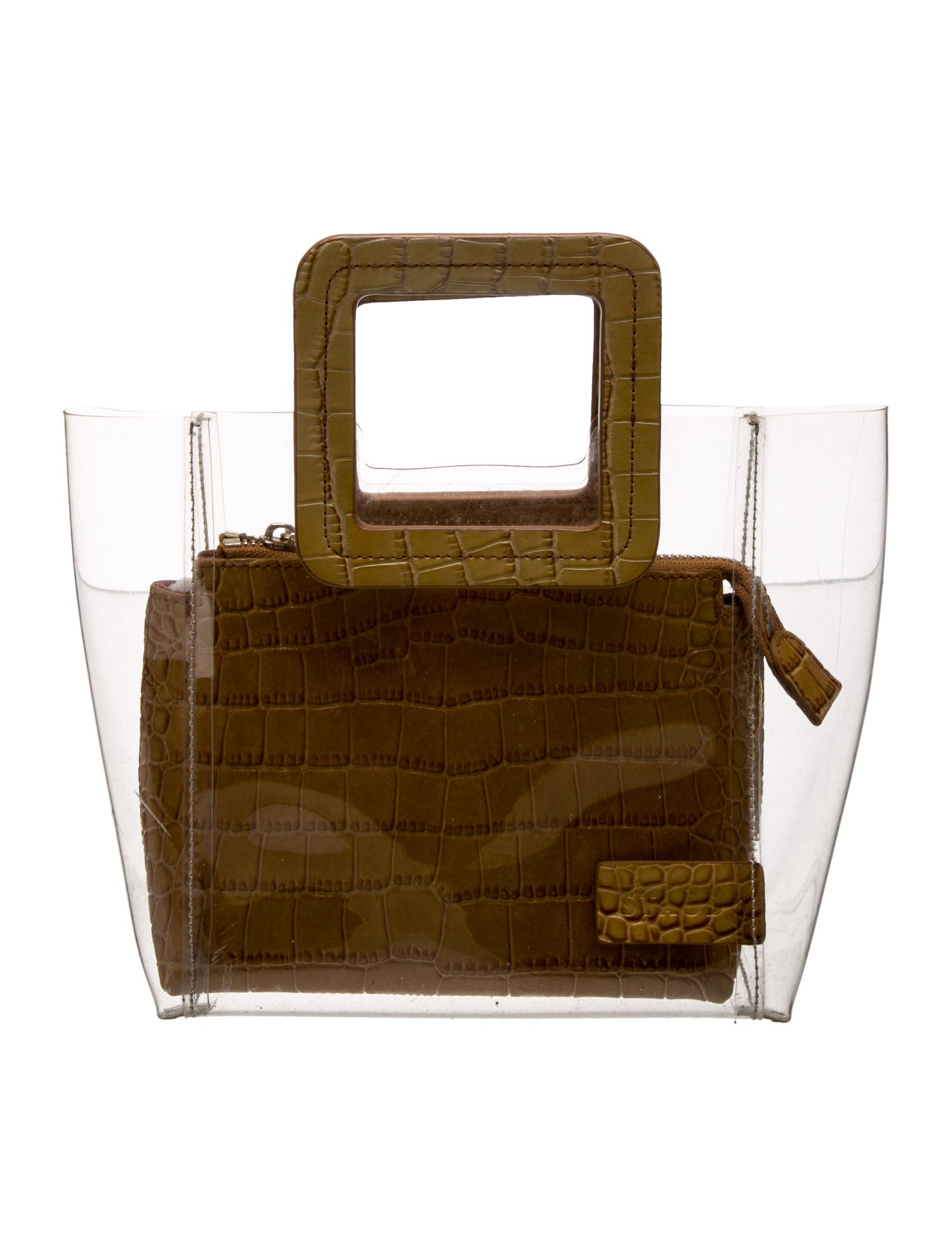 Staud PVC Top Handle Bag