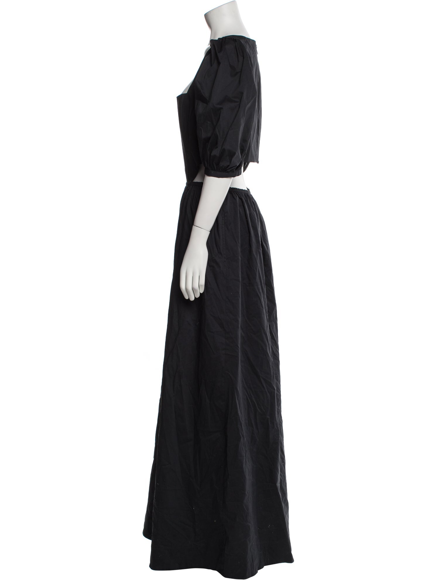 Staud Square Neckline Long Dress