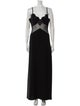 Staud V-Neck Long Dress