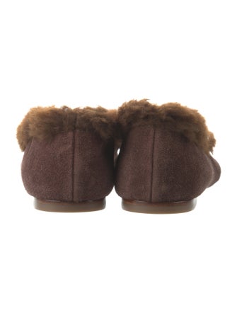 Staud Suede Ballet Flats