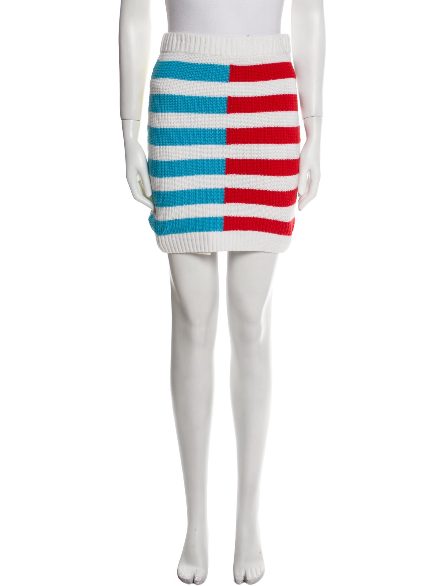 Staud Striped Mini Skirt