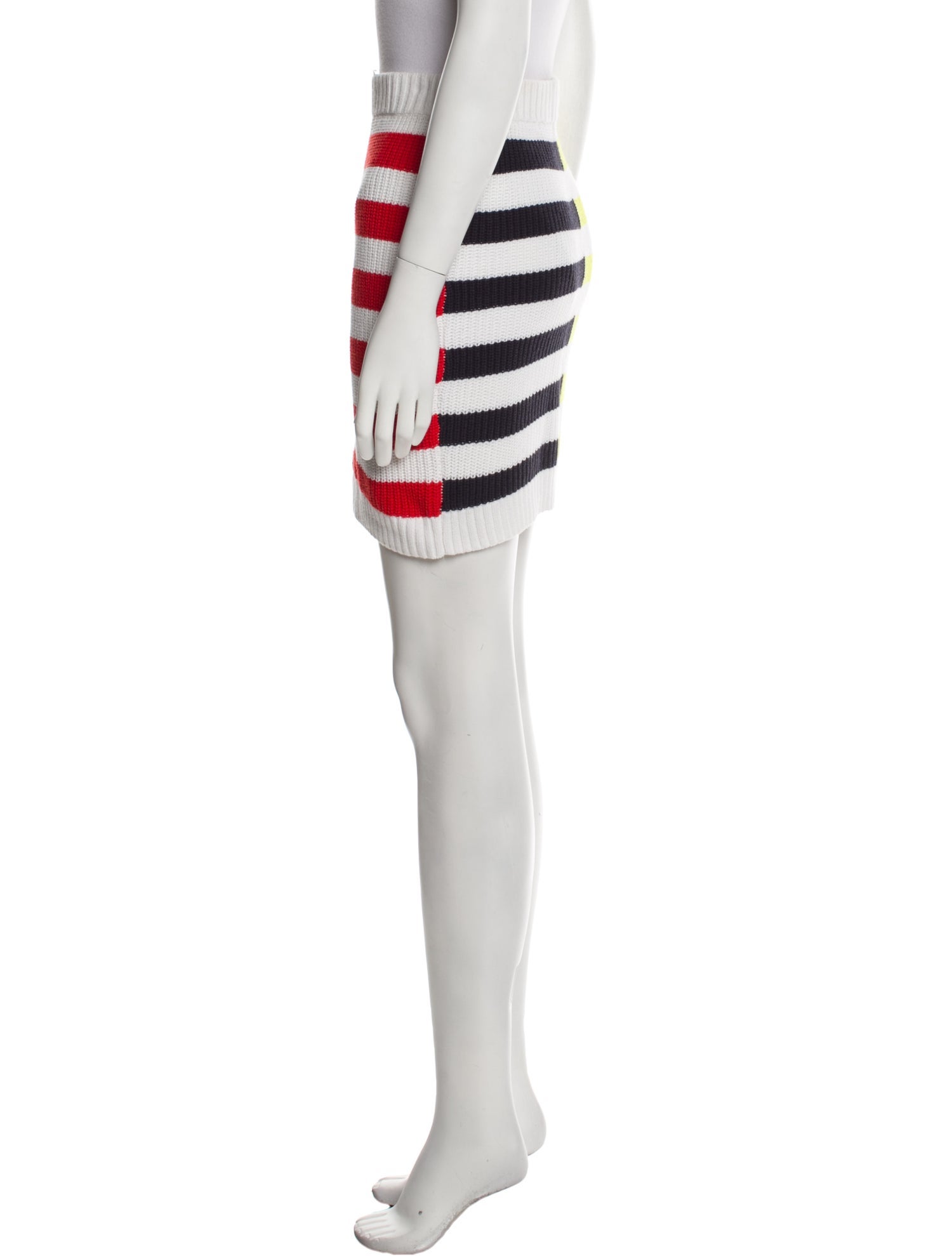 Staud Striped Mini Skirt