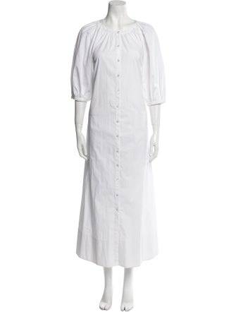 Staud Crew Neck Long Dress