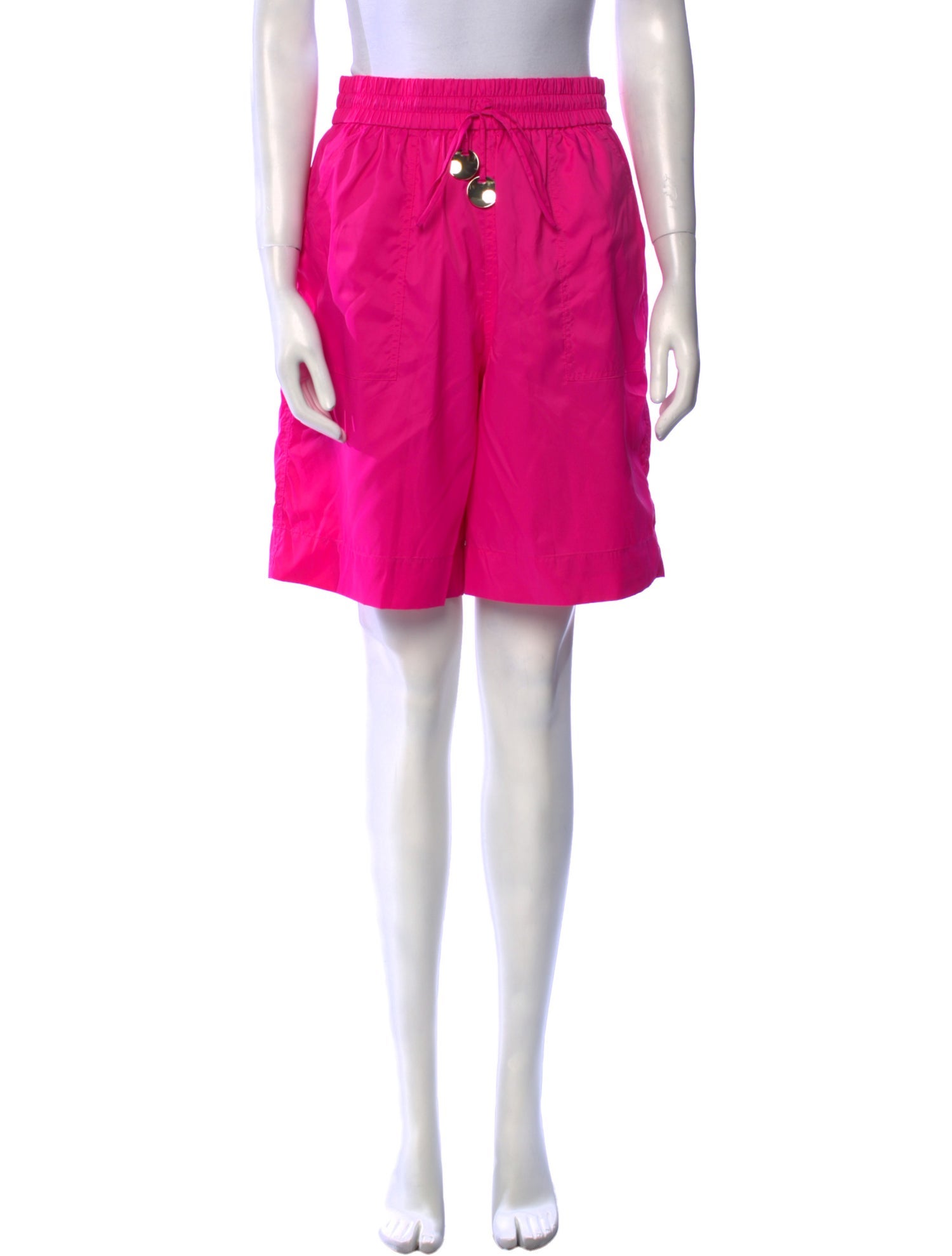 Staud Nylon Knee-Length Shorts