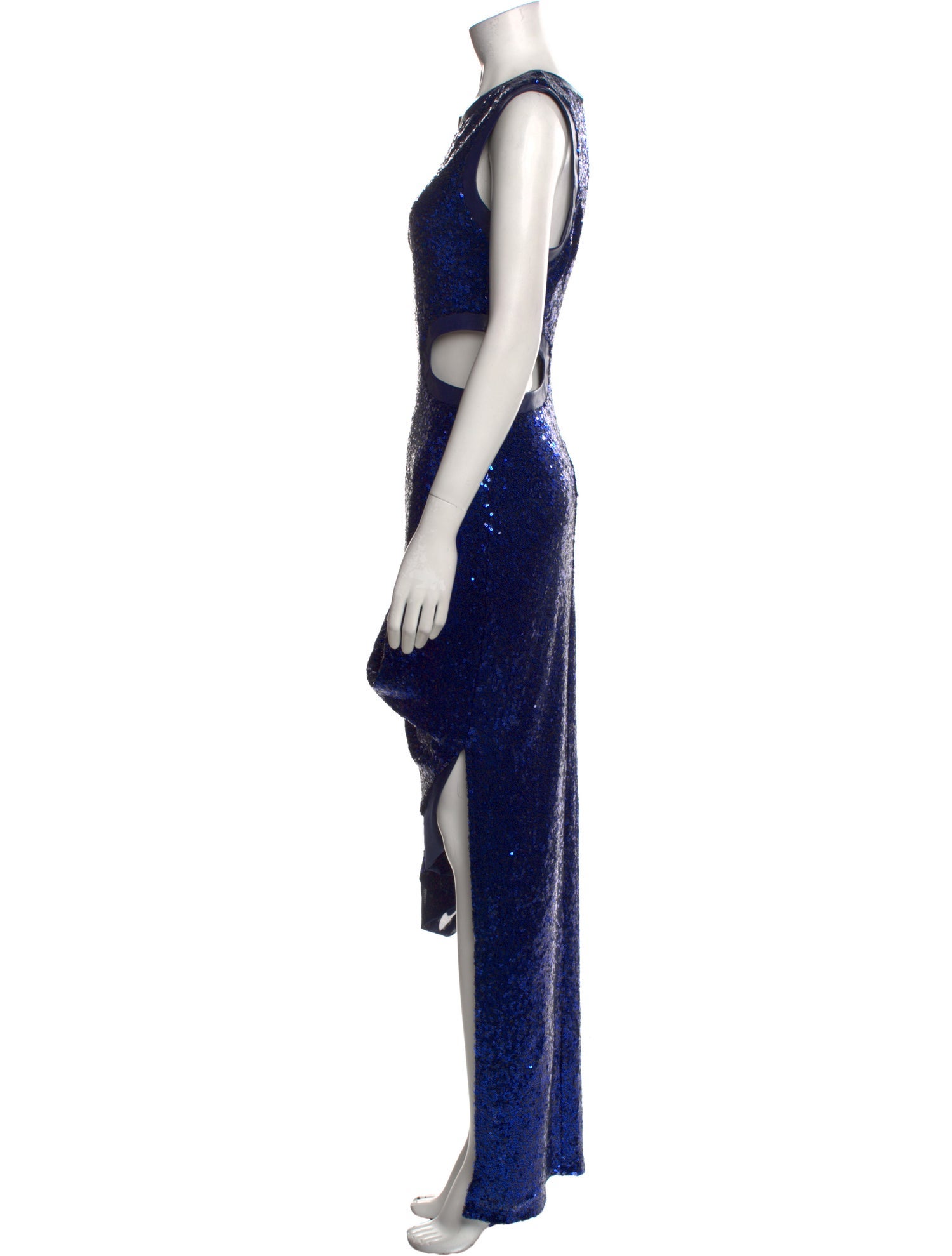 Staud Sequin Long Dress - Blue Dresses, Clothing - WSTFG83387 | The RealReal
