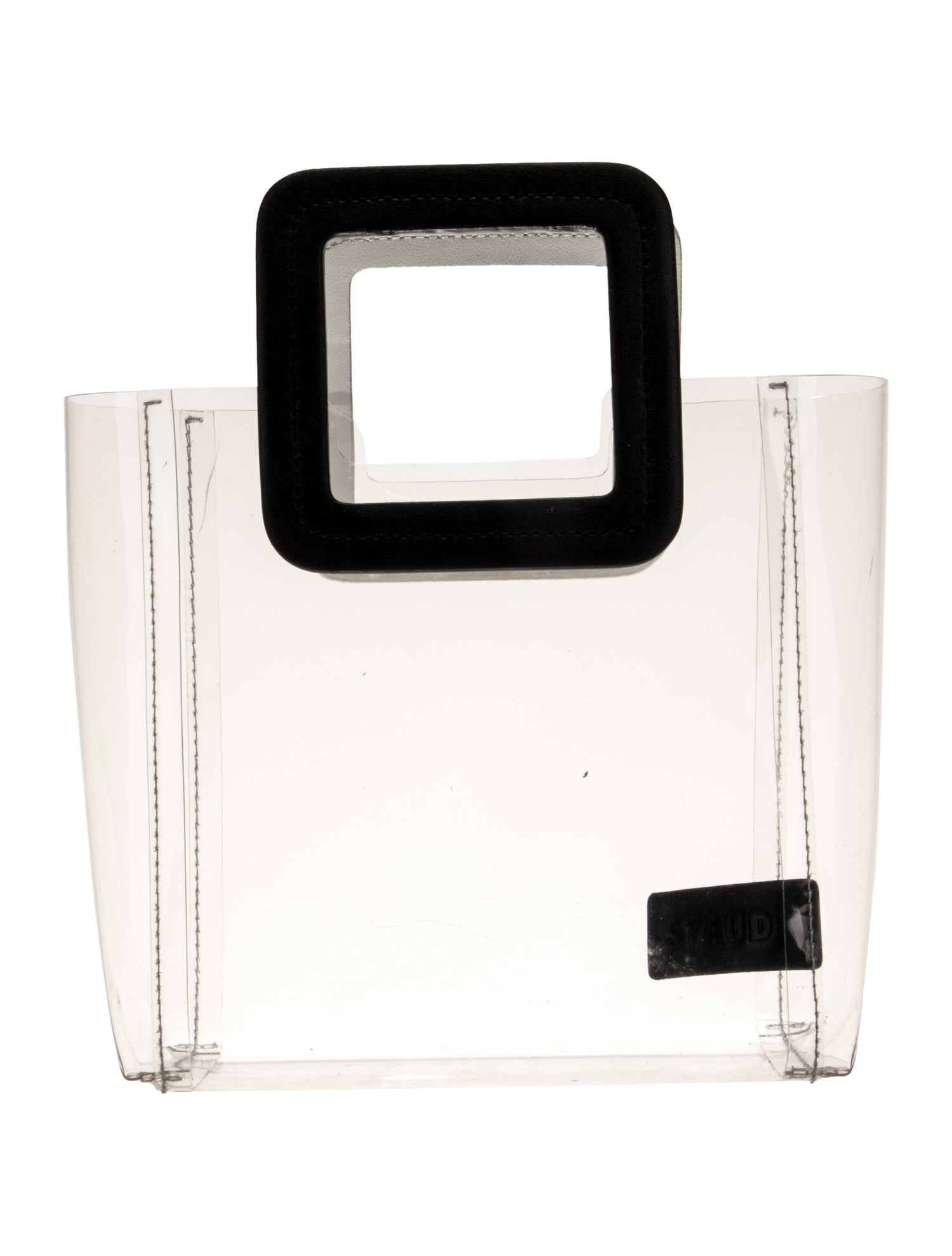Staud PVC Top Handle Bag