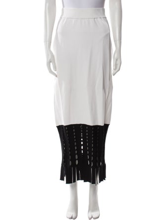 Staud Eyelet Trim Midi Length Skirt