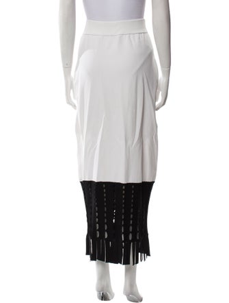 Staud Eyelet Trim Midi Length Skirt