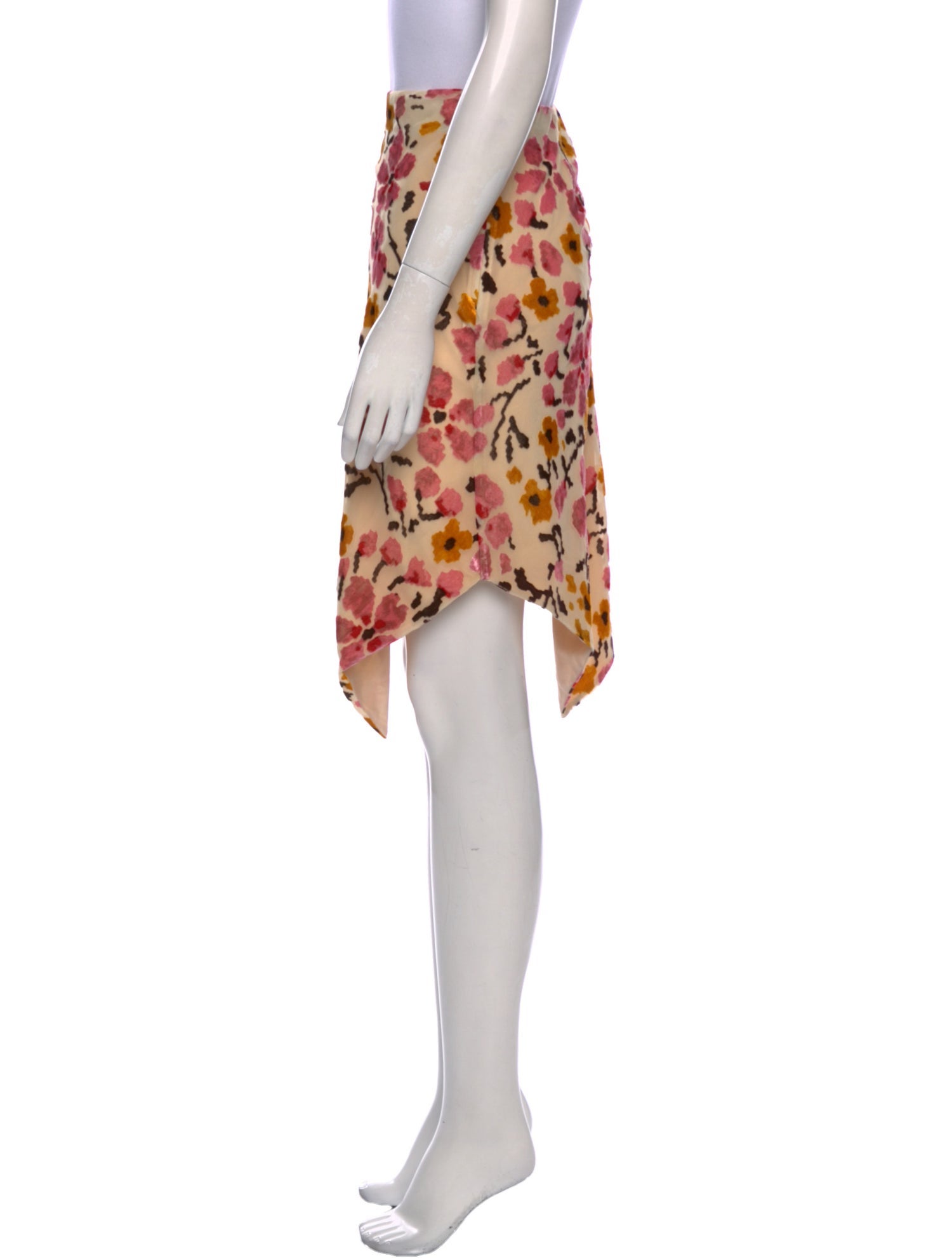 Staud Floral Print Knee-Length Skirt w/ Tags