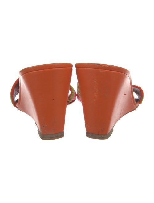 Staud Leather Printed Slides