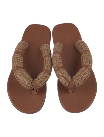 Staud Leather Slides