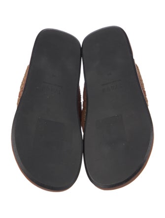 Staud Leather Slides