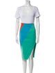 Staud Colorblock Pattern Skirt Set