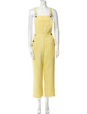 Staud Square Neckline Jumpsuit