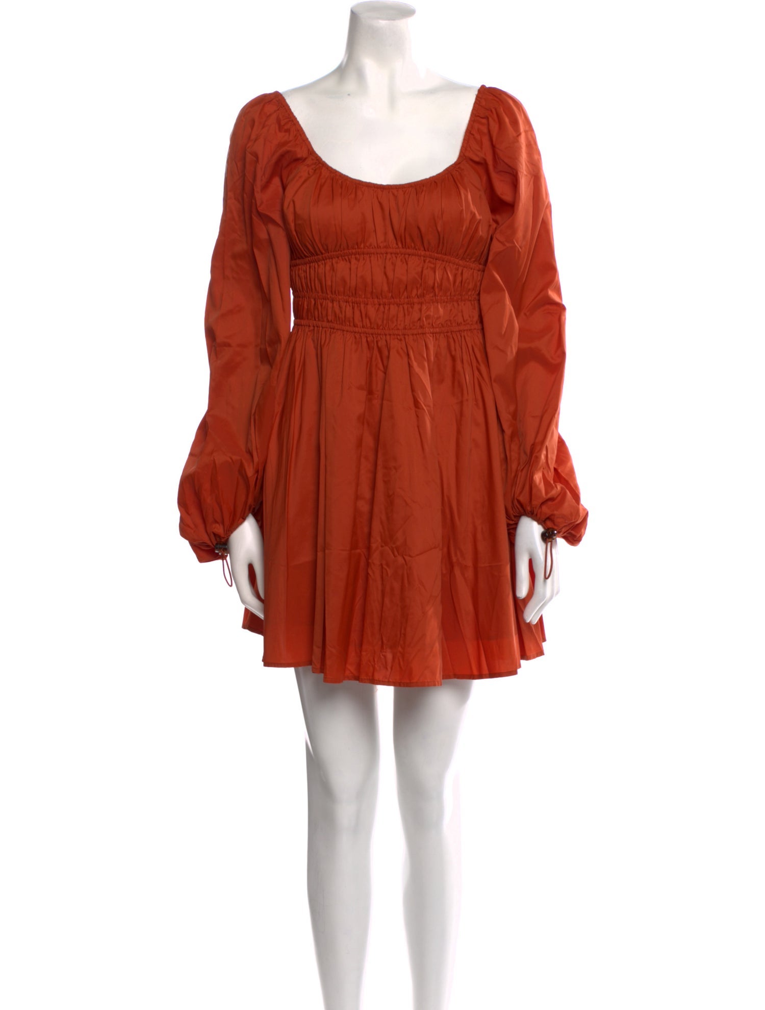 Staud Scoop Neck Mini Dress