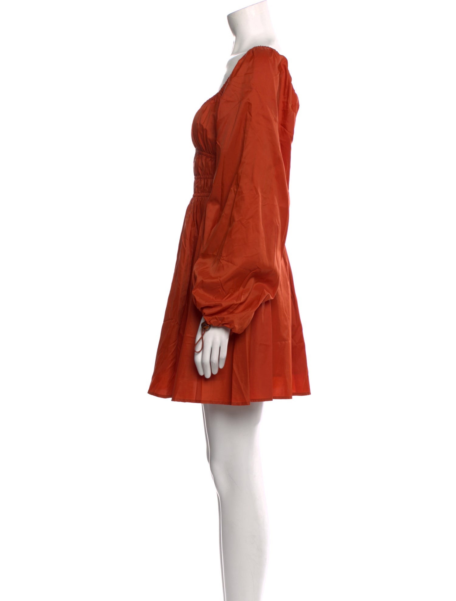 Staud Scoop Neck Mini Dress