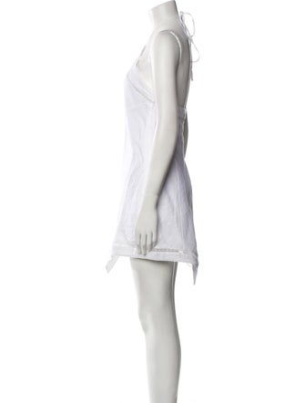 Staud Linen Mini Dress