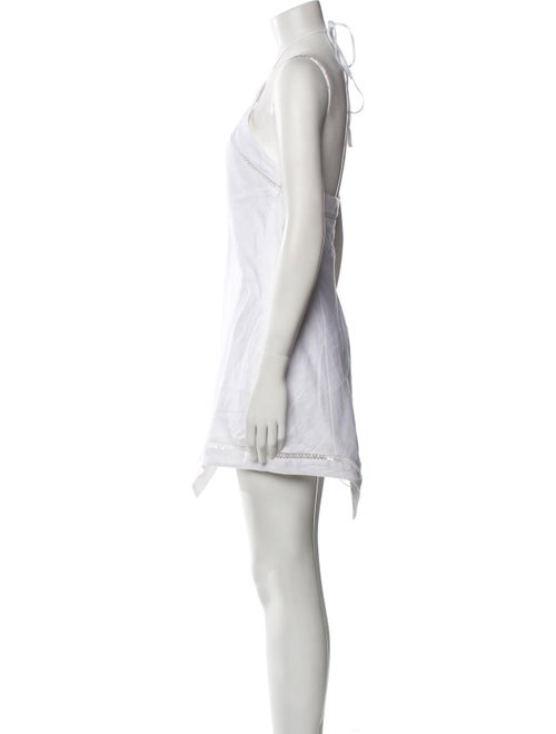 Staud Linen Mini Dress