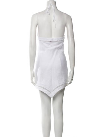 Staud Linen Mini Dress