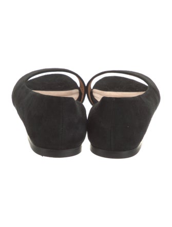 Staud Suede D'Orsay Flats