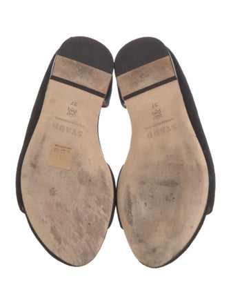 Staud Suede D'Orsay Flats