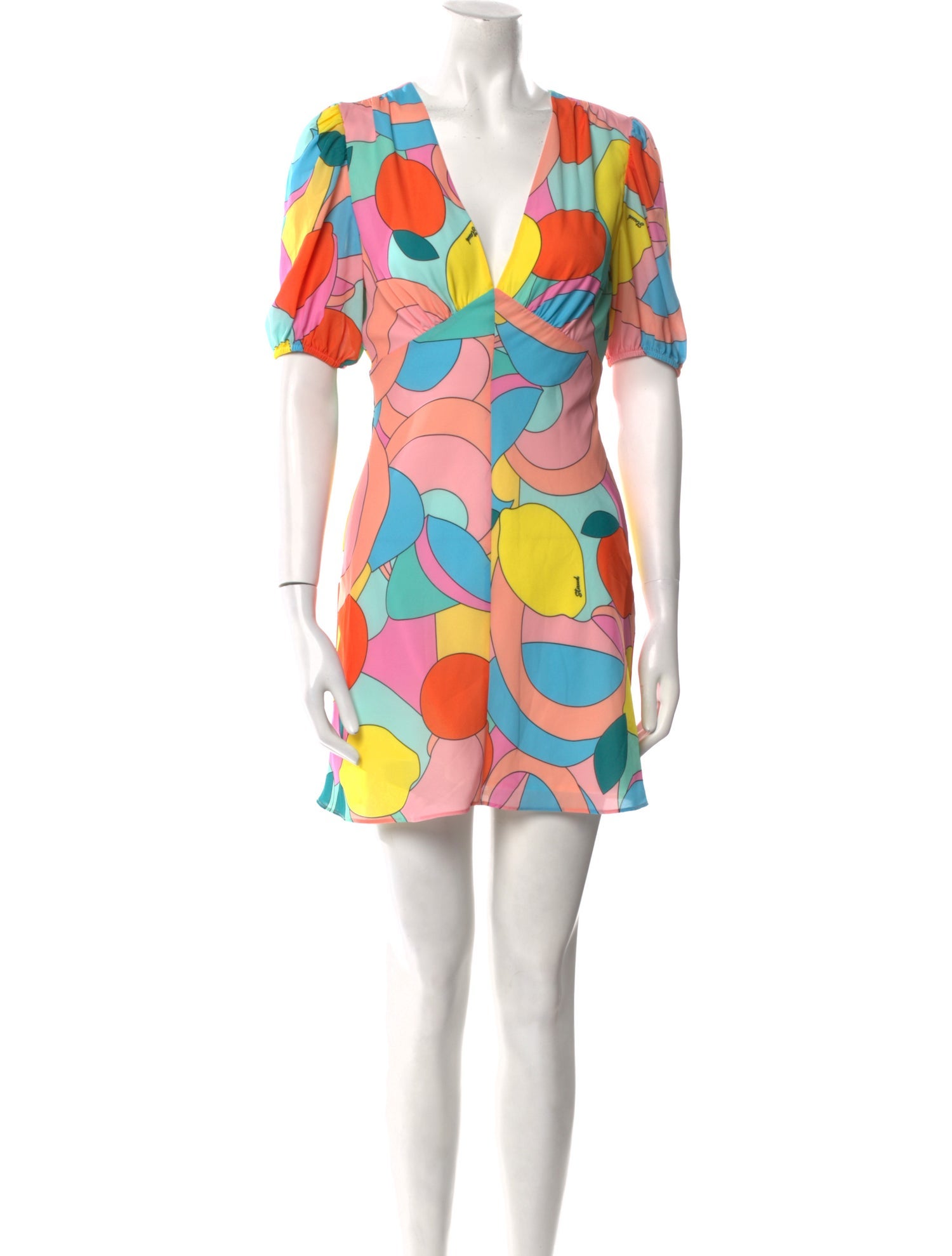 Staud Printed Mini Dress