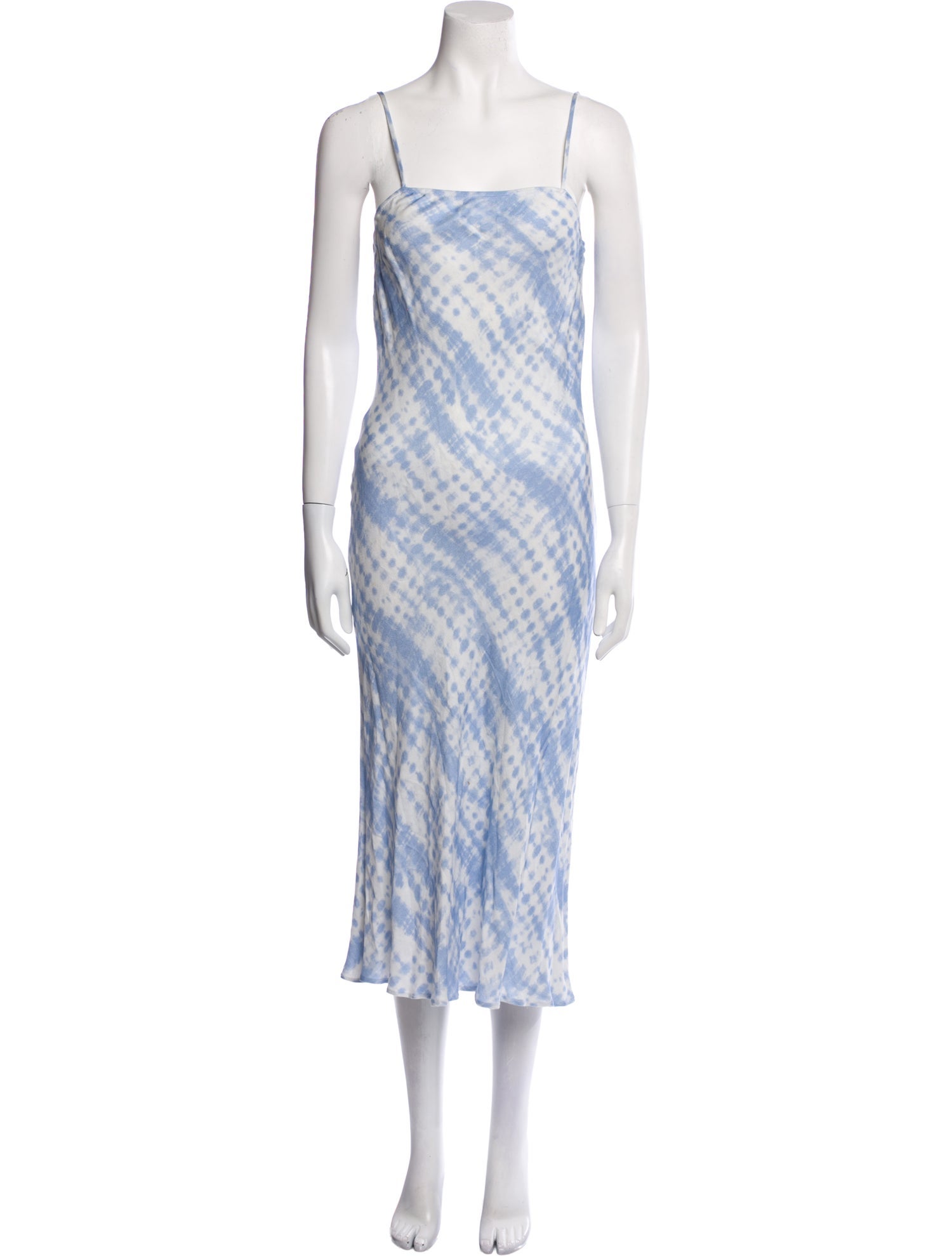 Staud Tie-Dye Print Long Dress