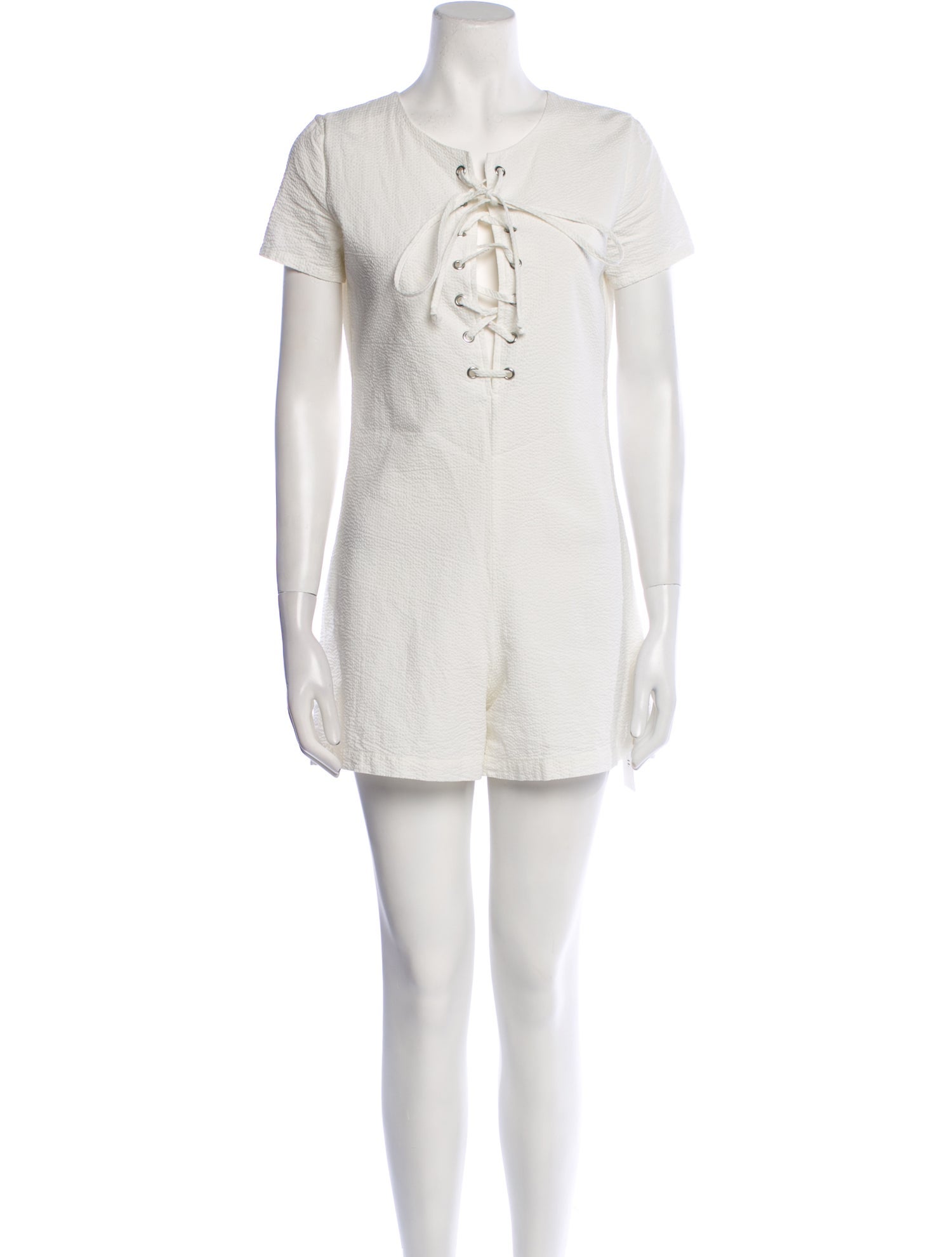 Staud Crew Neck Romper