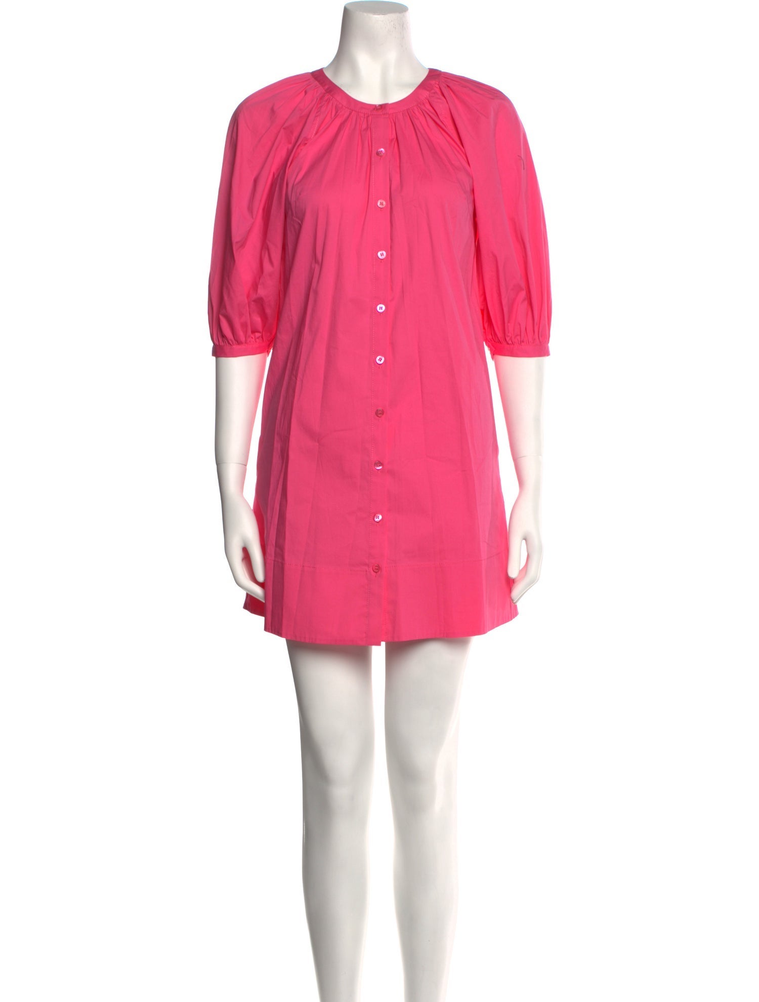 Staud Crew Neck Mini Dress